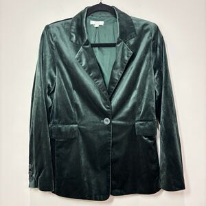 Jade Velvet Blazer Emerald Green Women Small Evening Jacket Spring St Patrick